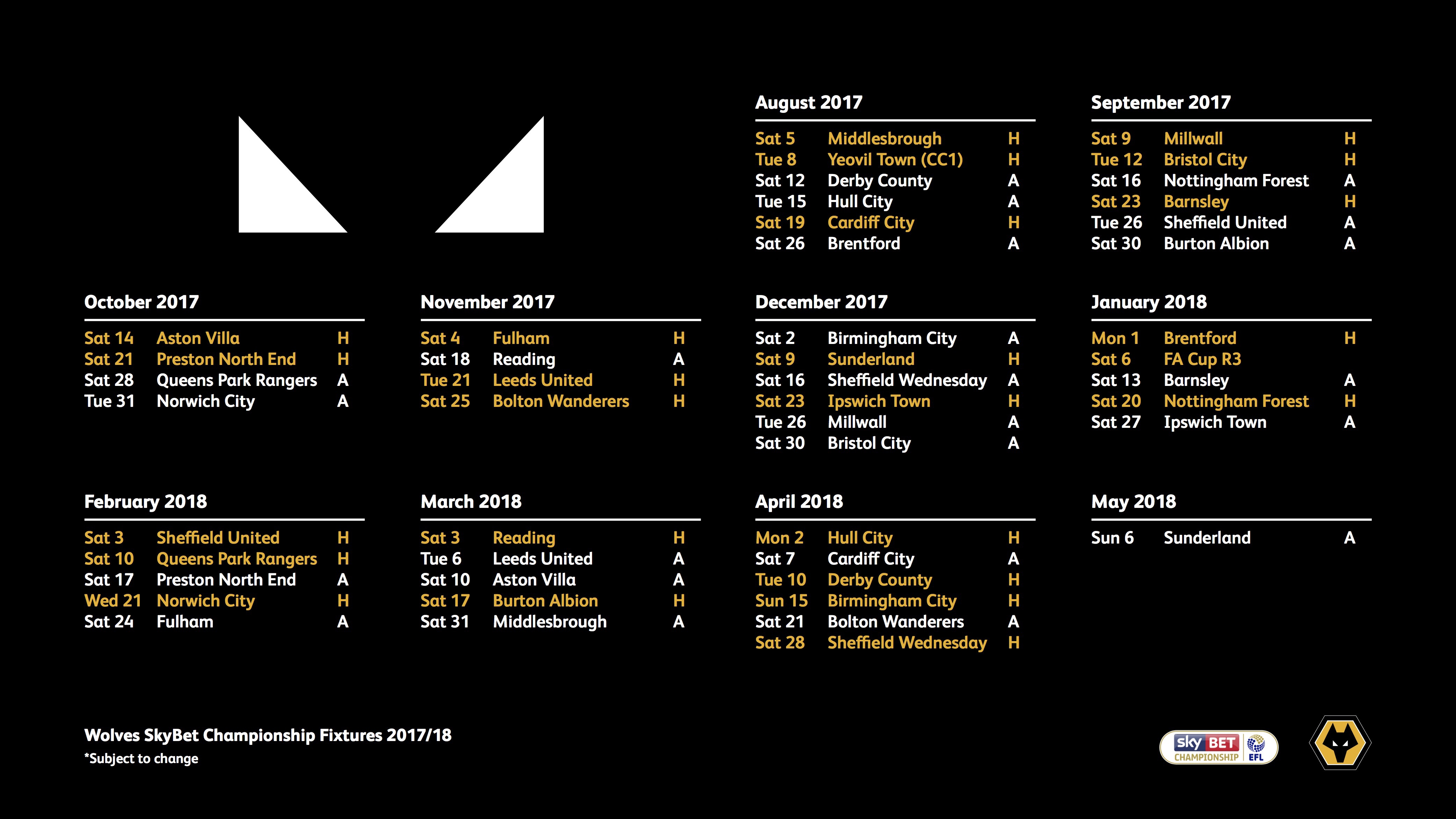 live on sky championship fixtures